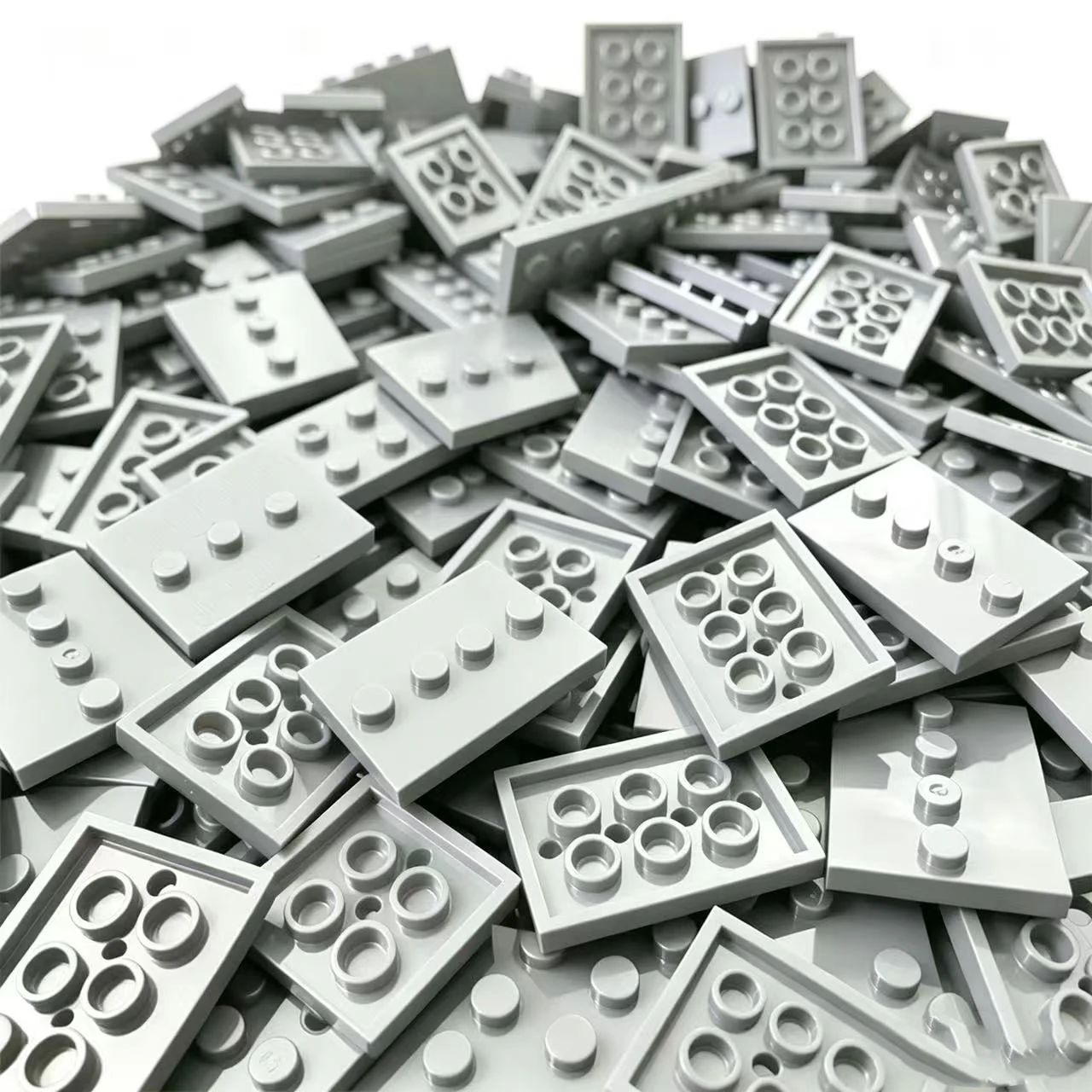 Hot selling light gray base mini digital accessories universal base 3x4 base plate building block toys