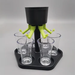 6 Shot Glass Dispenser  Whisky Beer Wine Liquor  Party Games Drinking Tools Bar Accessories