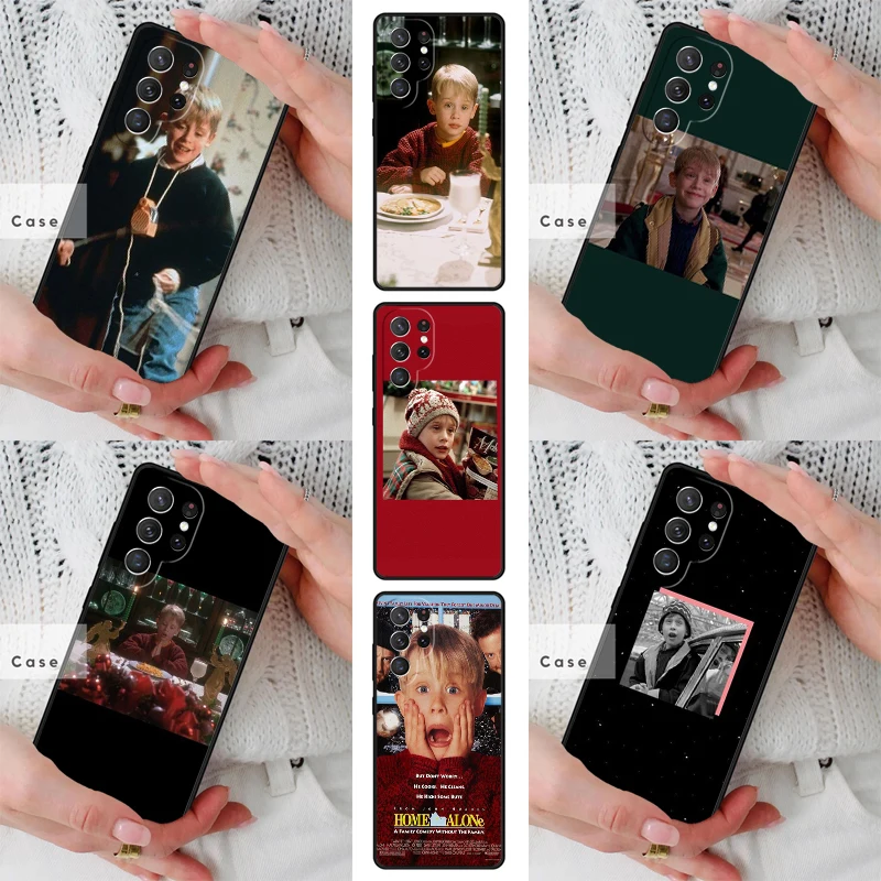 Home Alone SOFT TPU Phone Case for Samsung Galaxy S26 S25 S24 S23 S22 S21 S20 Note10 Plus FE Ultra Cover