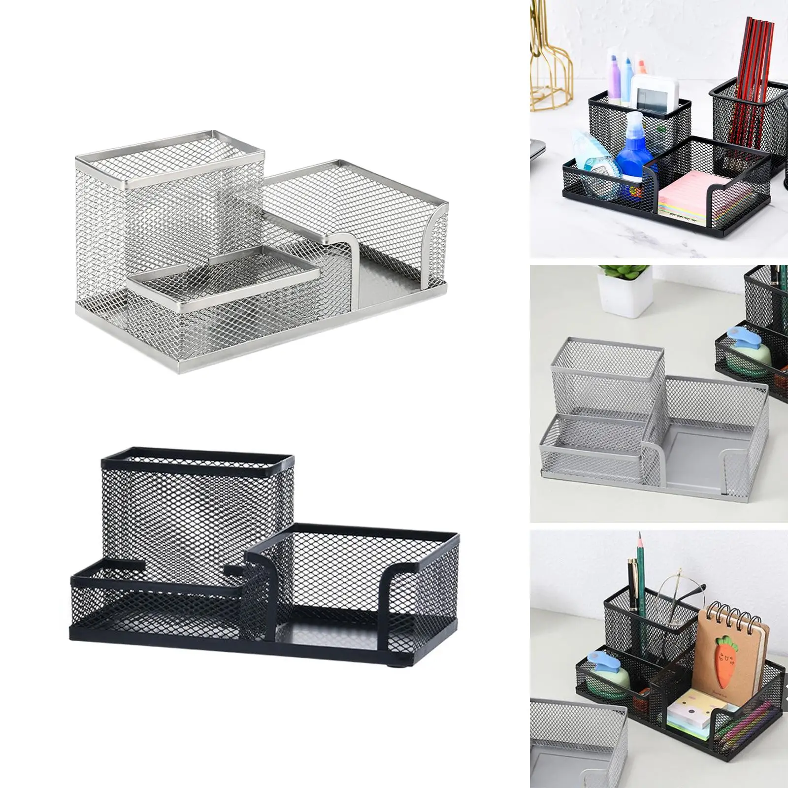 Imagem -03 - Mesa Organizador Pen Holder Pen Cup Decor Suprimentos para Desktop Papelaria Home