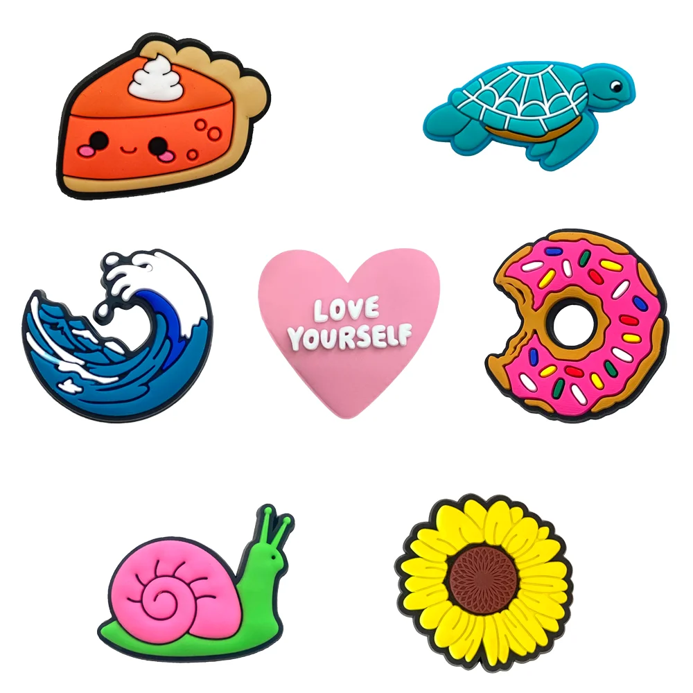 

1Pcs PVC snail Shoe Charms Shoe Decorations Pins for Women Men Kids Sandal Buckles Accessories Gifts