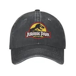 Gorra de béisbol clásica Unisex de algodón con estampado de dinosaurio de Parque Jurásico, sombrero ajustable para papá para adultos, mujeres y hombres, Hip Hop