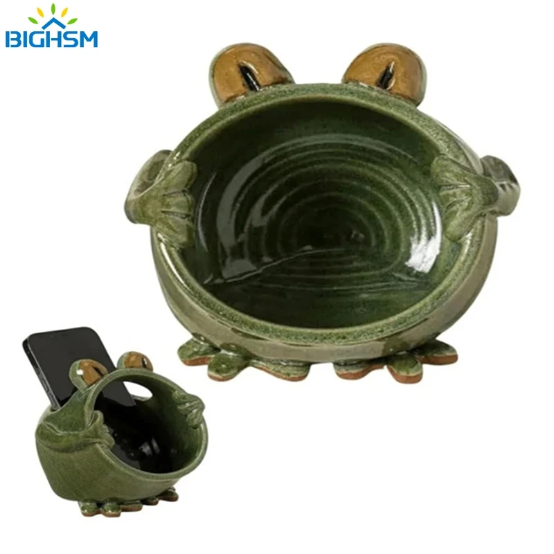 1 pz Frog Phone Stand creativo resina amplificatore di suono Mobile supporto per telefono altoparlante supporti per telefono unici supporto da scrivania