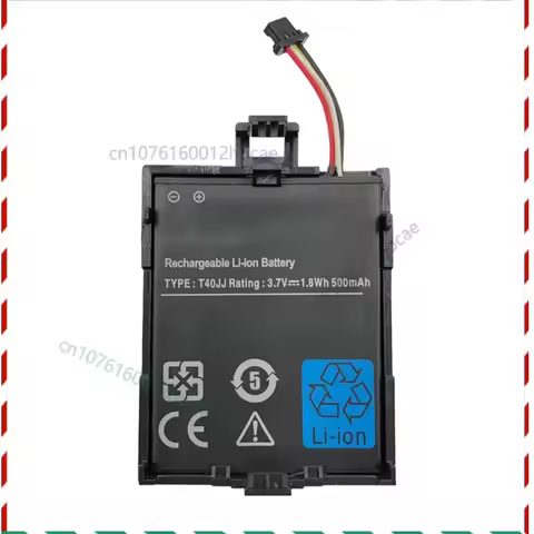 3.7V 1.8Wh Lithium Battery T40JJ For Dell PowerEdge M620 R320 R420 R520 R620 H710 H710P H810 N3V6G TTVVV TY8F9 D0JMF 70K80