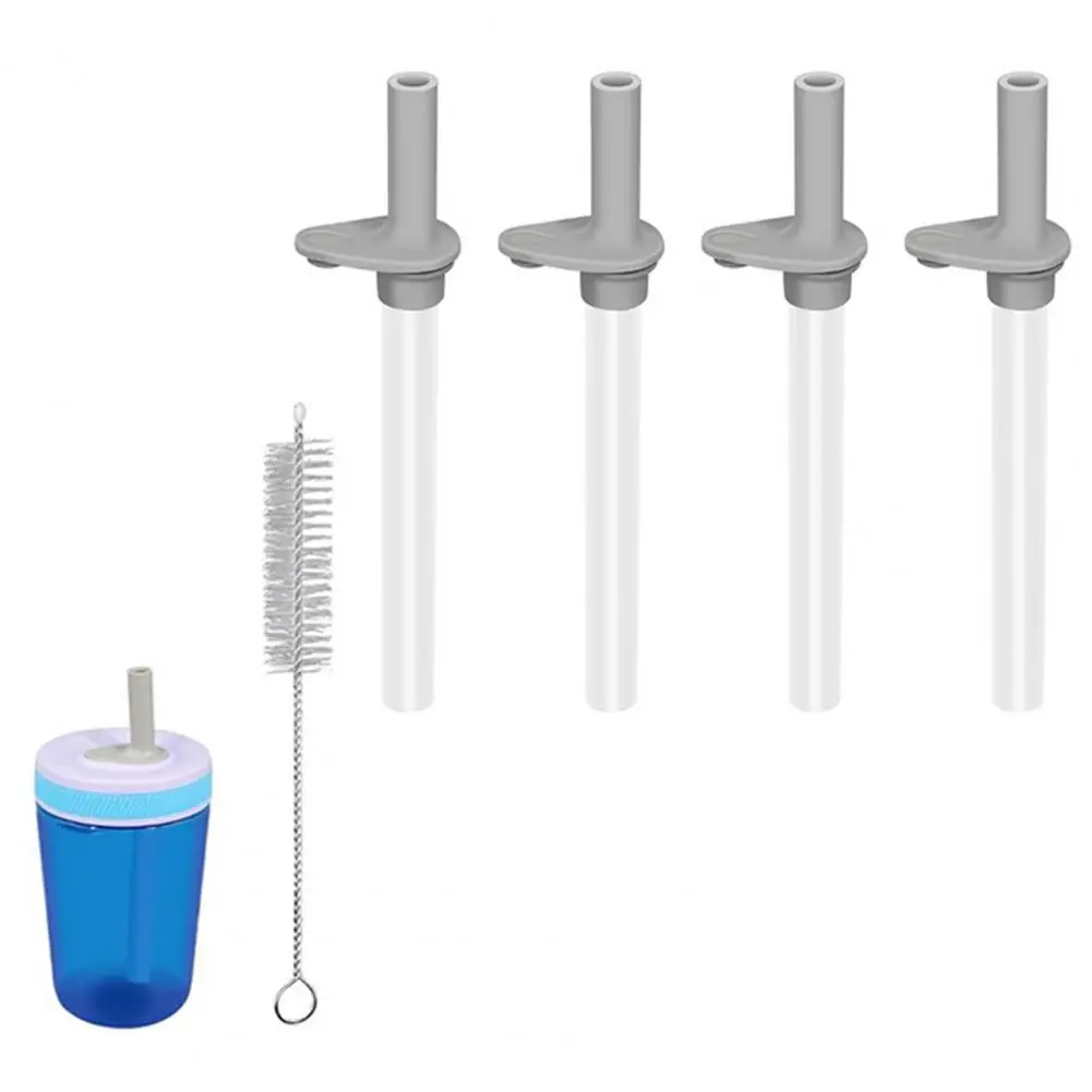 Replacement Straws and Bite Valve Compatible for Zak Cup Silicone BPA-Free Drinking Straw Accessories