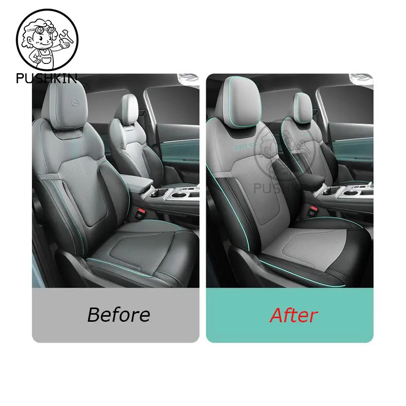 Custom Fit Car Accessories Seat Covers For 5 Seats Full Set Top Quality Leather Specific For GAC Trumpchi EMKOO 2023 2024