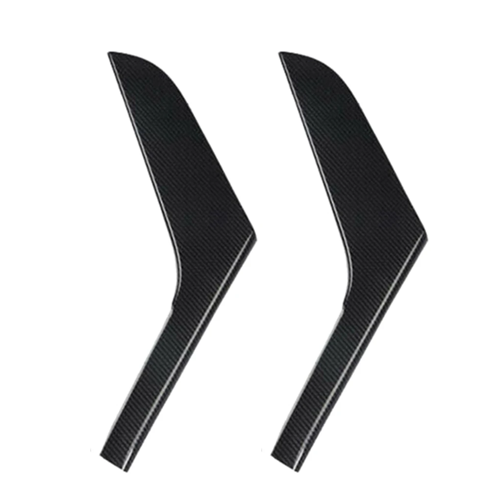 1 Pair Car Interior Door Pull Handle Trim Cover Carbon Fiber Black for VW Golf Mk6 5-Door Models 2010 2011 2012 2013