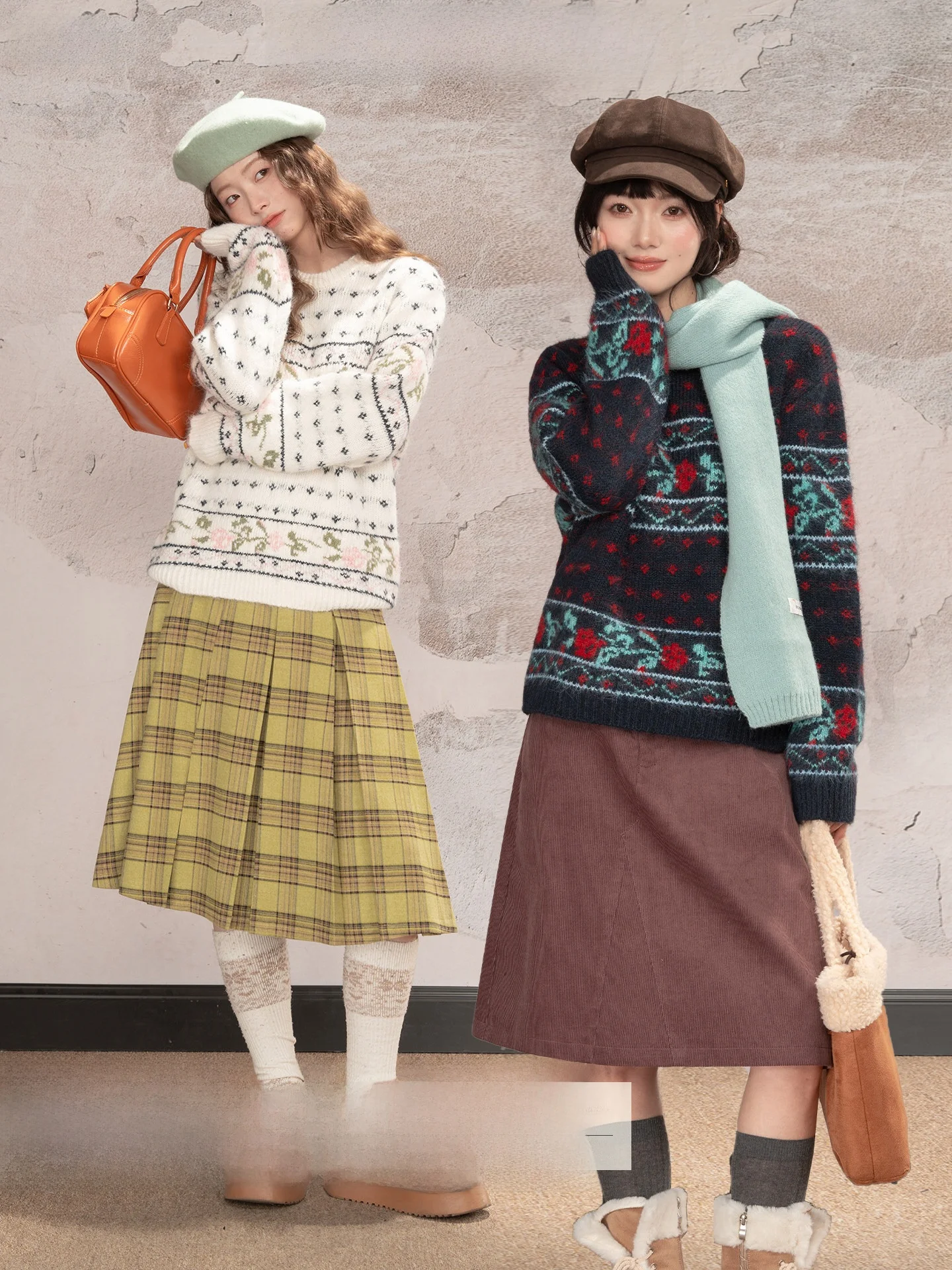 

Женский вязаный джемпер Loveheynew с цветным принтом, свободного кроя, с длинными рукавами, утепленный, повседневный, для осени и зимы