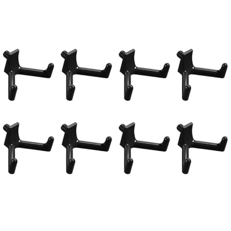 

ABBO-For Suncast,For Craftsman For Hanging Shelves Accessories 8Pcs Shed Storage Tool Hooks Part