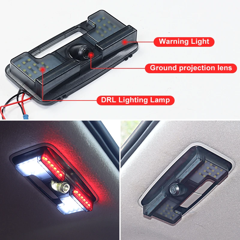 

For Toyota Land Cruiser Prado 150 120 2003-2021 Upgraded Accessories Trunk Tailgate Warning Light Lc