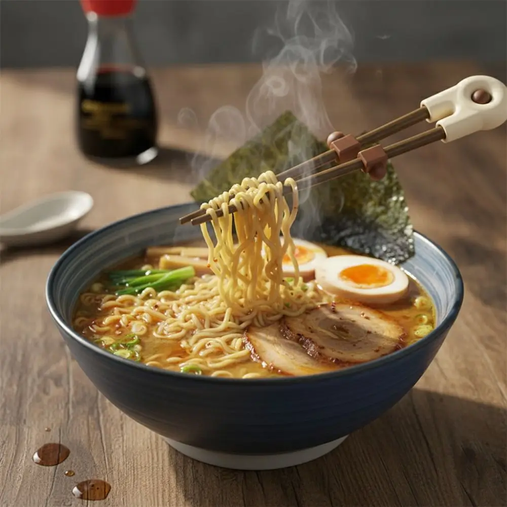 

With Storage Box Training Chopstick Silicone Connector Wood Children Practice Chopsticks Detachable Non Slip