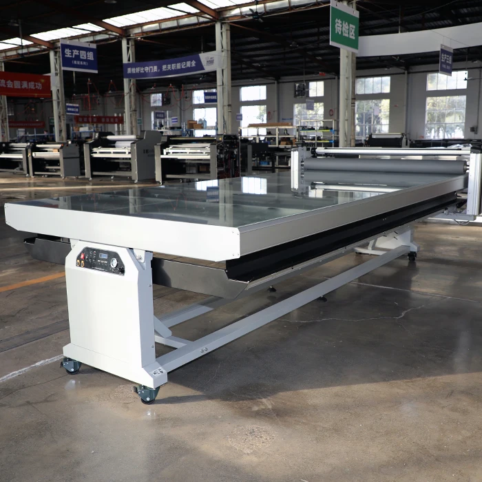 LF1325-B4 Hot Sale Automatic 60C Warm And Cold Table Laminator, Flatbed Laminator Applicator
