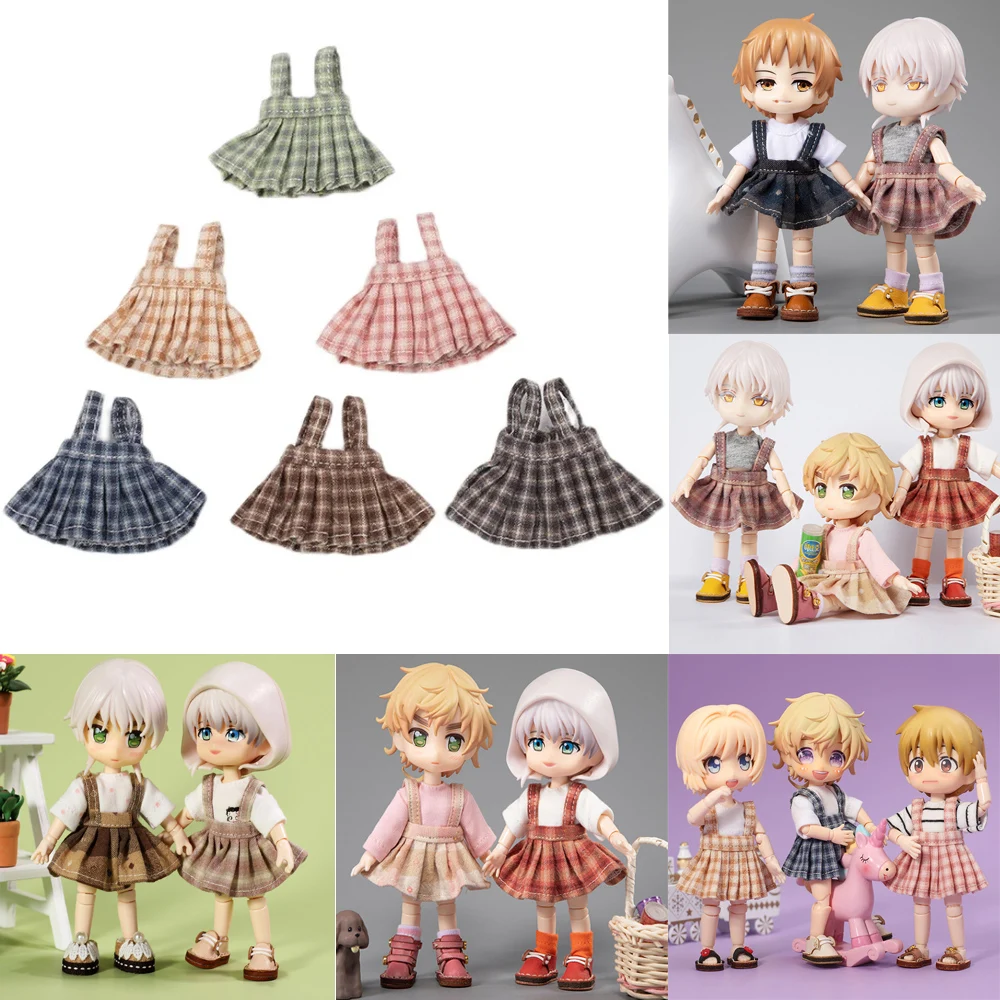 HOUZIWA OB11 Doll Clothes Dress Skirt For 1/12 BJD Doll  GSC