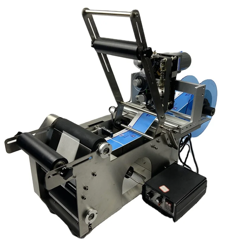 

Self Adhesive Round Bottle Manual Flat Surface Paging Labeling Machine