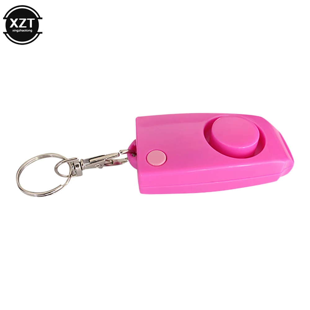 Llavero ruidoso Con alarma de emergencia para mujer, protección de seguridad, ataque, autodefensa, 130dB
