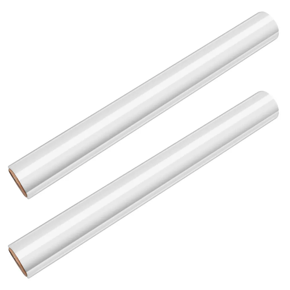 

2 Rolls Transparent Wrapping Film Clear Flower Wrap for Gifts Baskets Party Favors Wedding DIY Flower Packaging Accessory