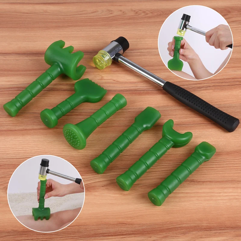 

Hammer Manual Body Massager Tools Lumbar Spine Joints Neck Shoulder Lumbar Dredging Meridians Traditional Chinese Massage Stick