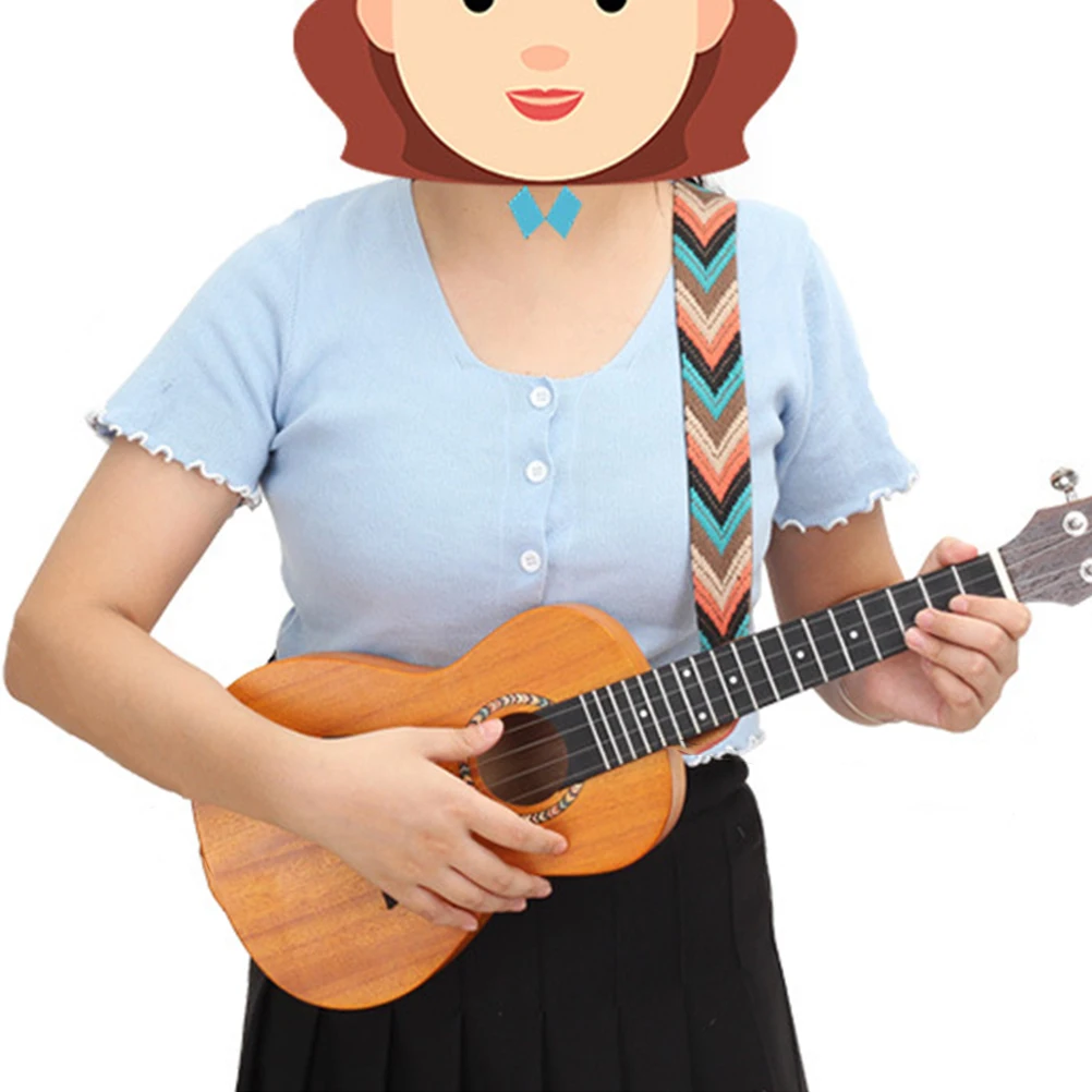 

Ukulele Strap 21 23 26 Inch Adjustable No Instrument Accessory Drill Soft Material Hooks Instrument Parts Accessories