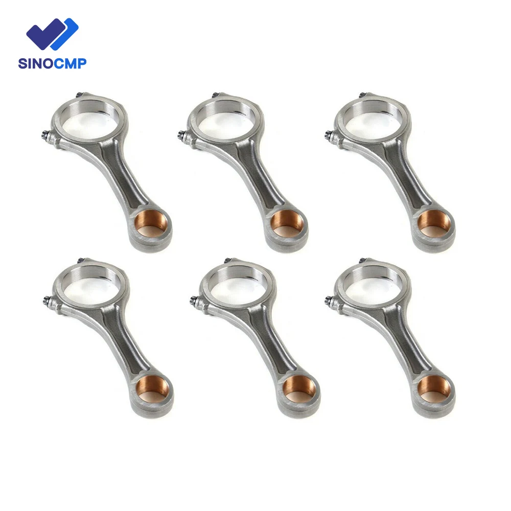 3.0TDI 6pcs 059198401F 059105401AE 95510397510 Connecting Rods For VW Touareg AUDI Q5 Q7 CASA CATA CCWA CCWB Engine