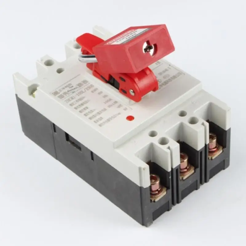 

MCCB Safety Lock For Standard Single And Double Tall And Wide Toggles Air Switch Handle Moulded Case Circuit Breaker Lockout