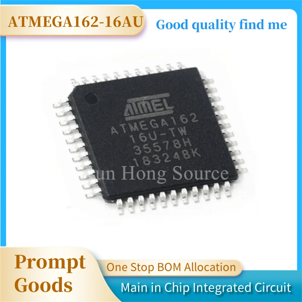 1PCS AT89S52-24AU AT89S52 ATMEGA162-16AU -16U-TW 8253-24AU QFP44