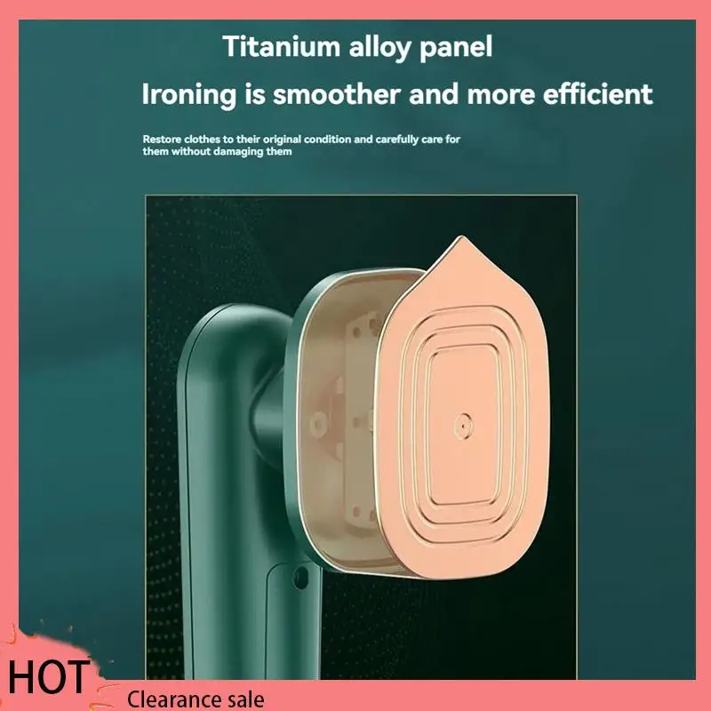 Mini Portable Handheld Electric Iron Portable Steam Iron Dry And Wet Travel Mini Steam Iron A EU Plug