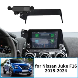 Car Mobile Phone Holder for Nissan Juke F16 2018 2019 2020 2021 2022 2023 2024 GPS Bracket Navigation Stand Auto Accessories