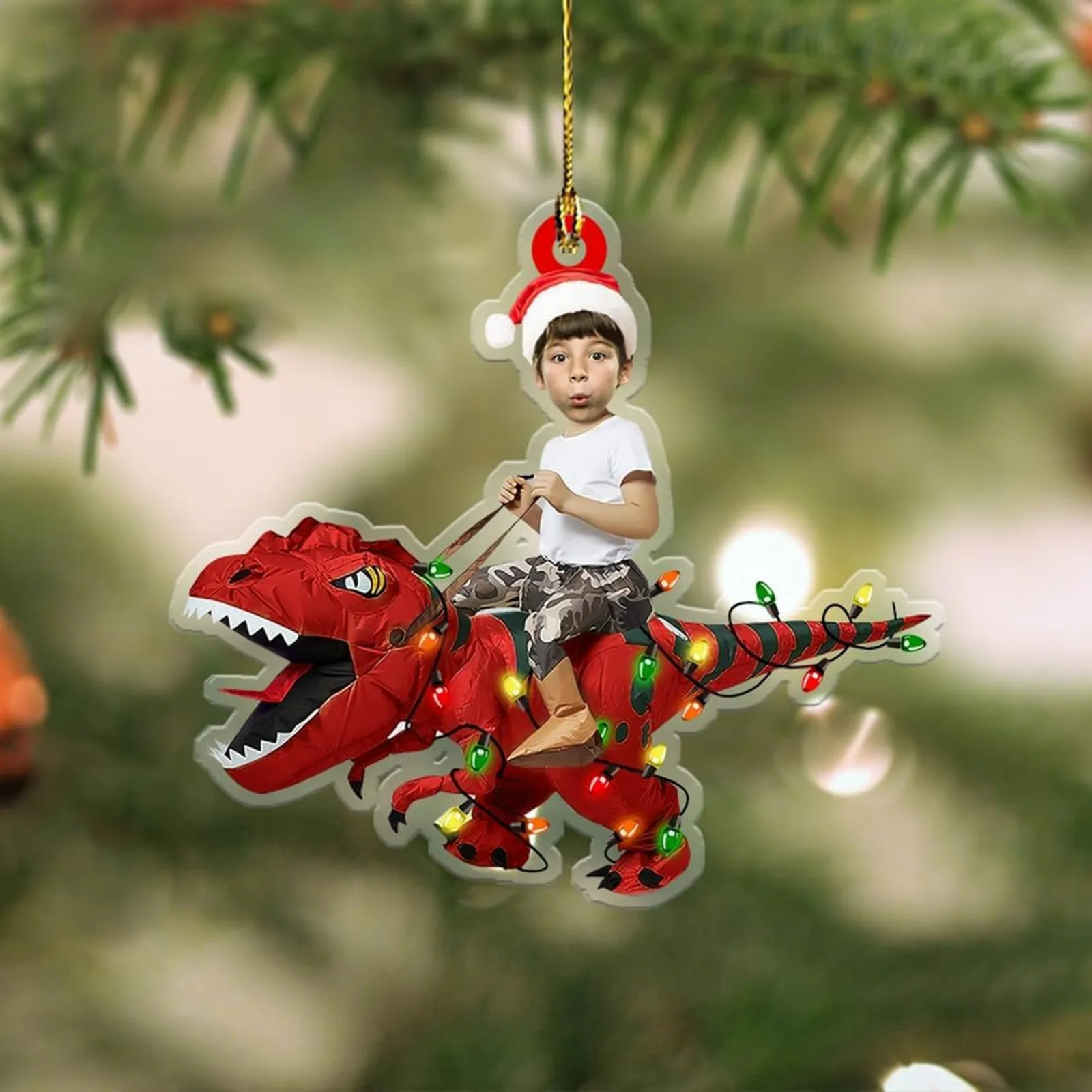 2023 Christmas Tree Pendant Acrylic Christmas Dragon Decorations Christmas Decorations Crafts Hanging Decorations Party Supplies