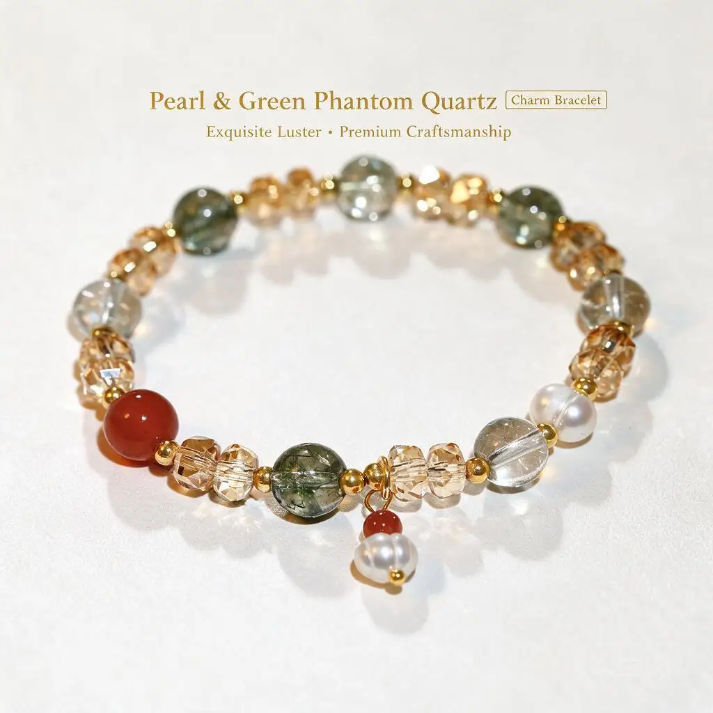 Luxuryized Colorful Irregular Pearl Crystal Beaded Bracelet For Women Dainty Luxury Elegant Wrist Jewelry Personalized Cute Gift
