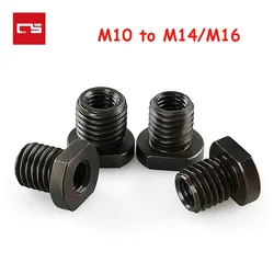 Adaptador de amoladora angular M10 hembra a M14/M16, tuerca de rosca, Conector de eje, tornillo de pulido, herramienta de conector de biela