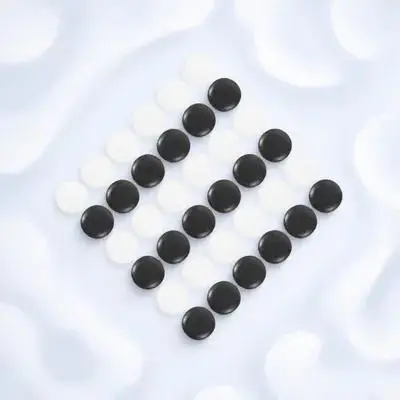 

100Pcs Go Chess Pieces High Quality Resin Chess Stones Creative Board Game Accessory for Go Enthusiasts Learning Play