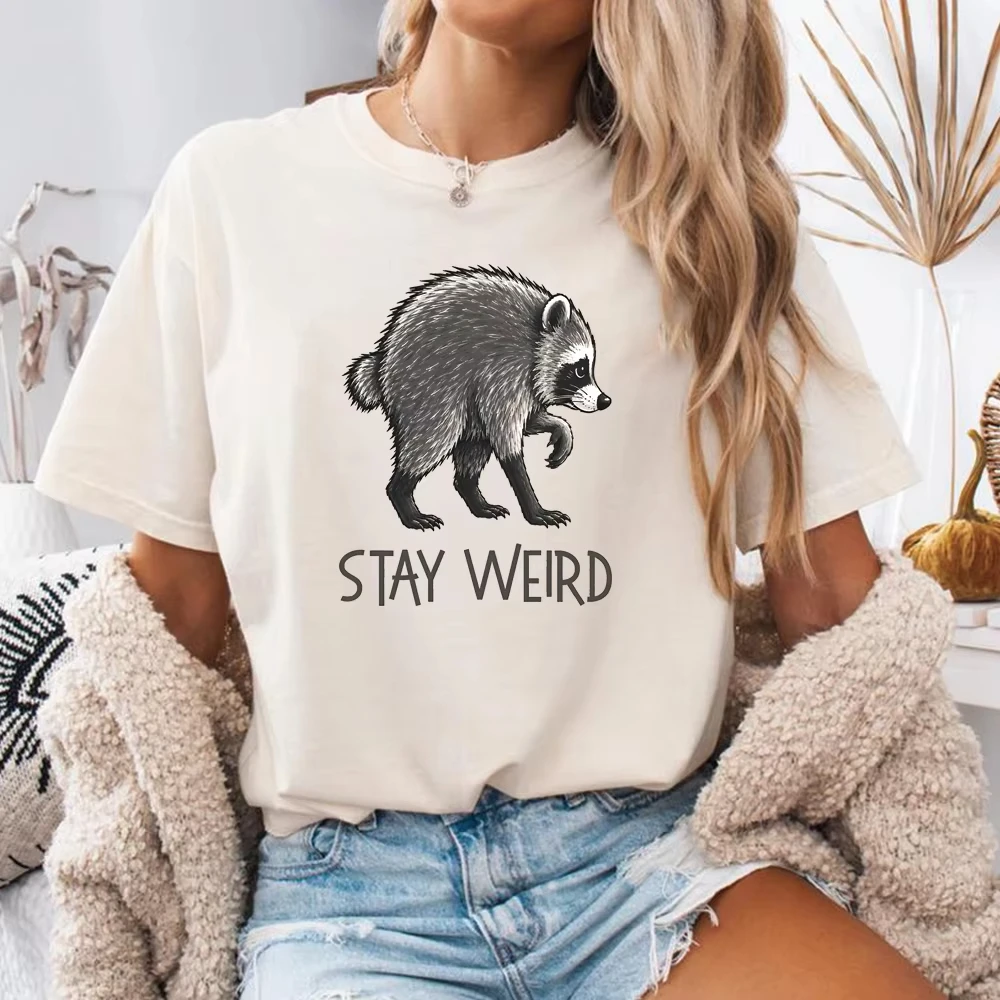 Jimothy Raccoon T-shirt Seattle Short Spine Raccoon Tshirt Cute Trash Panda Tees Unisex Short Sleeve Tops Animal Lover Gift