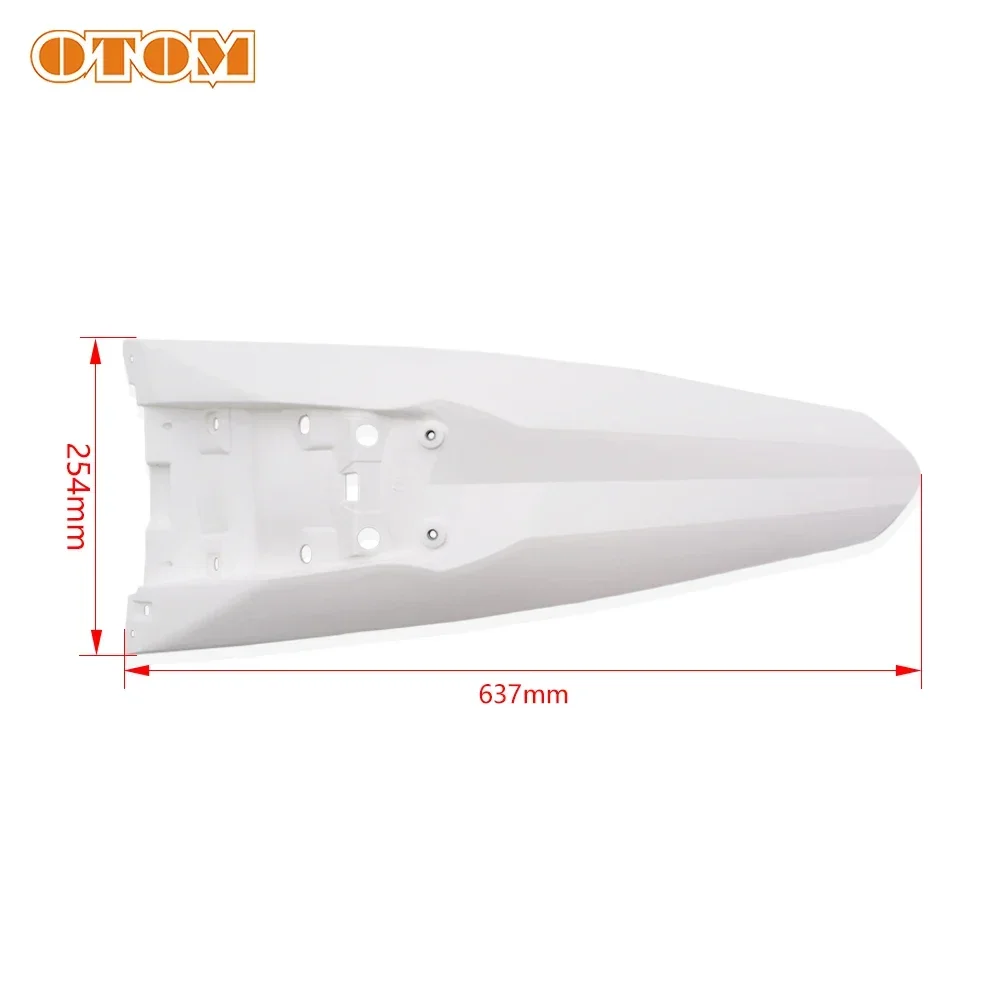 OTOM Motorcycle Rear Fender Plastic Rear Tail Plate For KTM Freeride E-SM 2016 E-XC 2015-2018 Electric Dirt Bike Body Mudguard