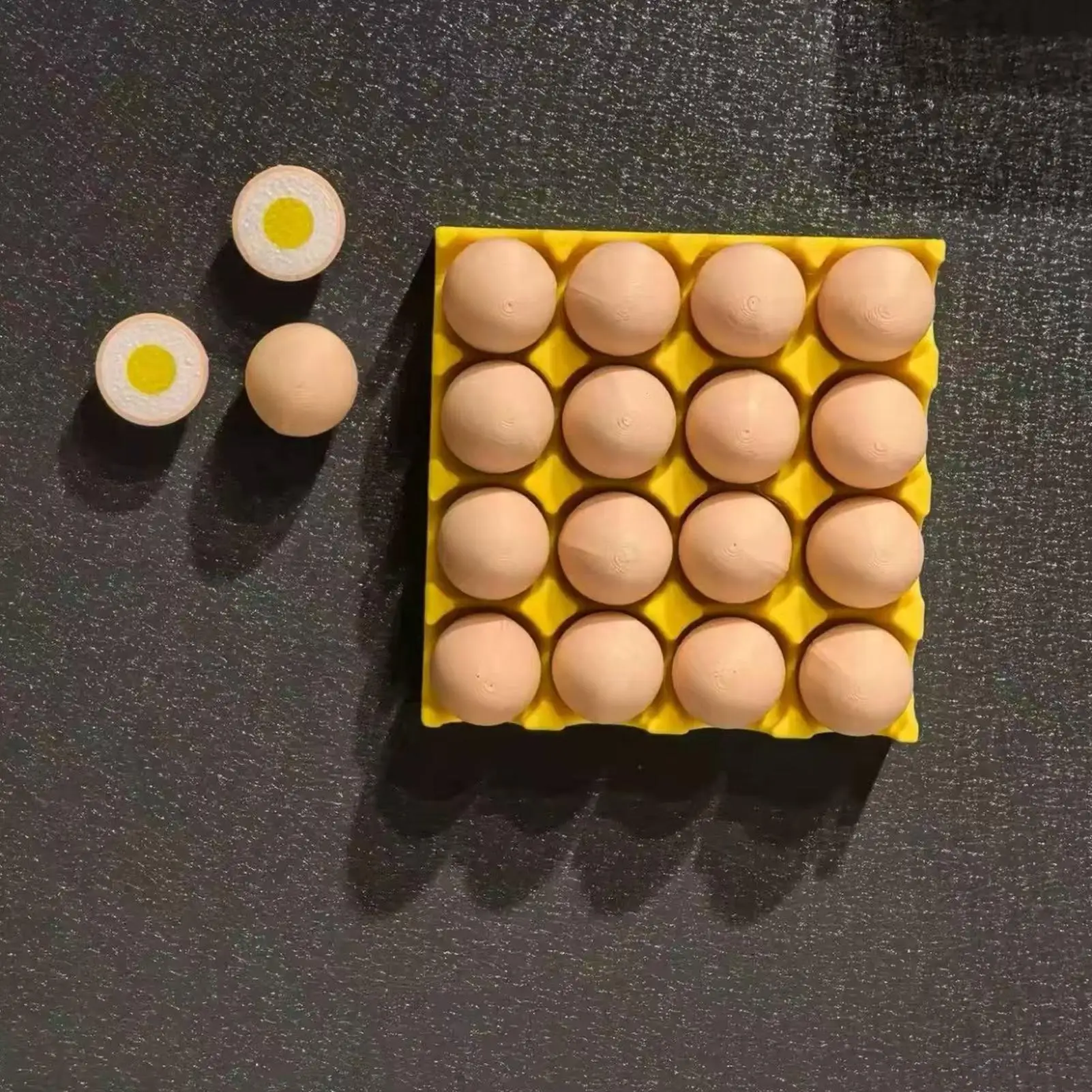 Egg Carton Magnet Refrigerator Decoration Food Shaped Fridge Magnets for Women Men Homeowners Renters Collectors Home Apartment