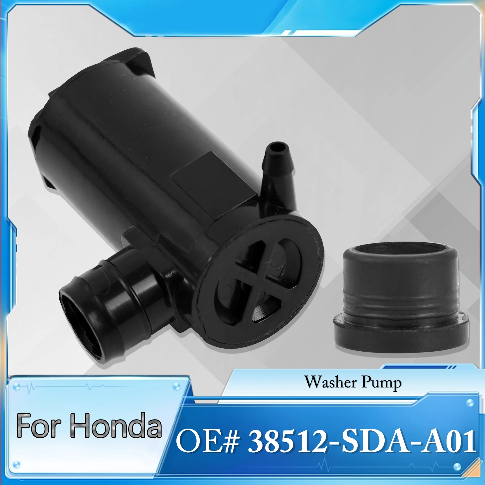 Car Front Windscreen Windshield Water Fluid Washer Pump For Honda Civic Accord Pilot Odyssey Acura MDX RL TL TSX 38512-SDA-A01