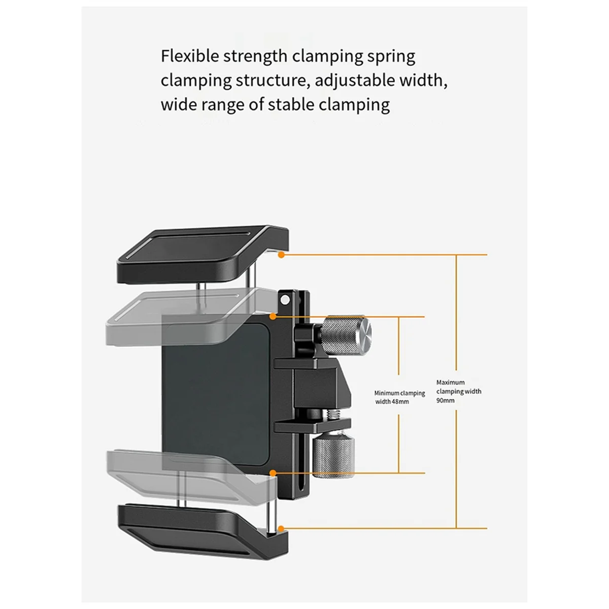 SSD Holder Clamp for BMPCC 4K 6K PRO Camera for T5 T7 SSD with Cable Clamp Cold Shoe Mount for DSLR Camera Cage