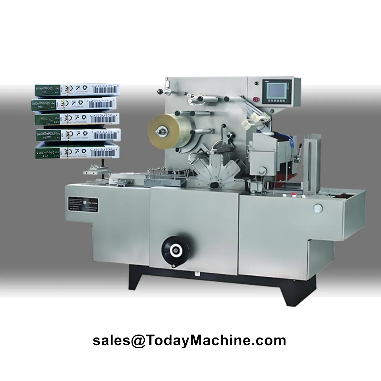 Automatic 3D Transparent Film Wrapping Machine for Perfume Boxes