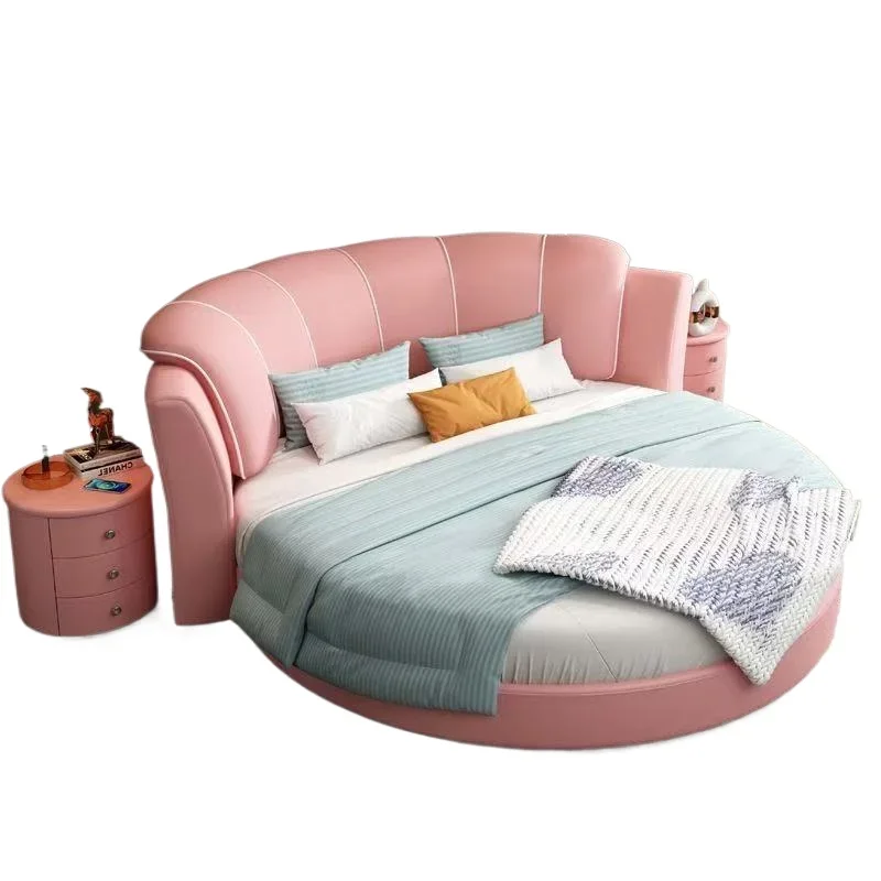 Luxuriöses rundes Bett
