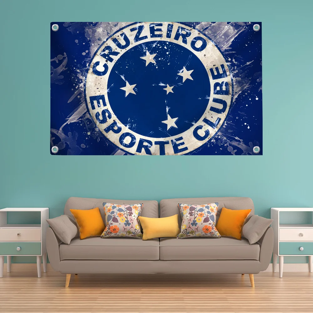 Club Flag Pride Flag Flag to Hang Flags for Rooms Banner Cruzeiro E-esporte Clube Fc Outdoor Decorations Room Decor Y2k Funny