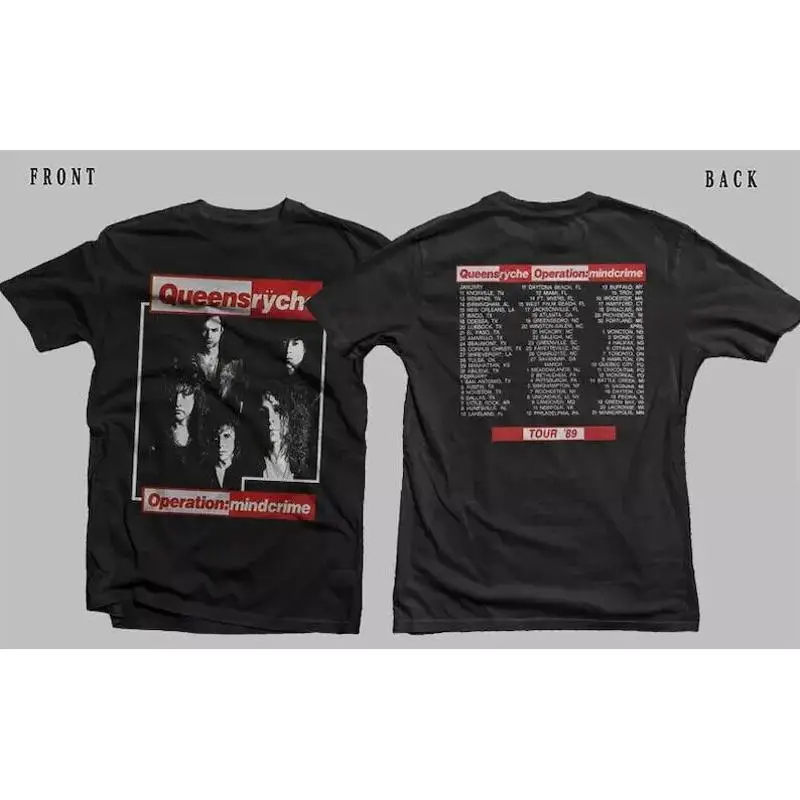 New Dtg printed T-shirt - QUEENSRYCHE- Operation Mindcrime