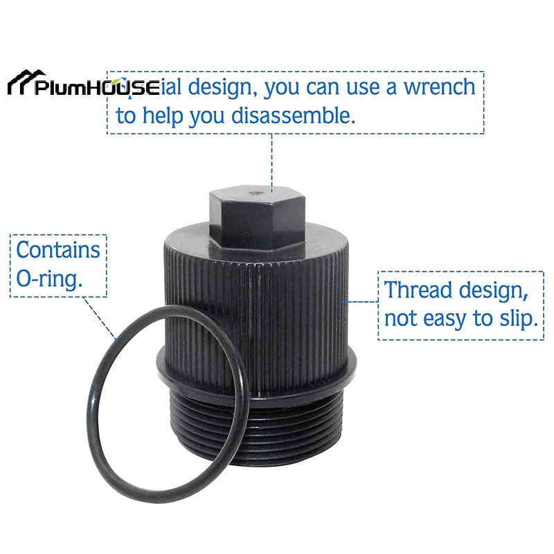 

AT64 190030 Swim Filter Drain Plug With O-Ring For Pentair Drain Plug And Clear Plus /Quad De Filters
