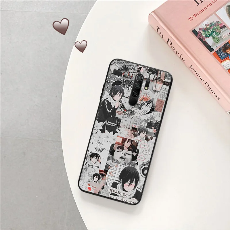 Phone Case for Redmi A2 A1 K60 K50 K40 9T 9C 9A 9I Note 9 9S 8T 8 7 Xiaomi CC9Pro Noragami Yato Soft Black Anti-Drop Cover