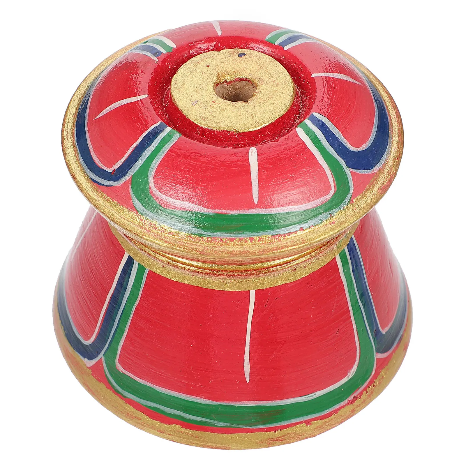 Nepal Resin Religious Streamer Base Small Exquisite Design Buddha Temple Decorative Wealth Flag Holder Buddhist Supplies
