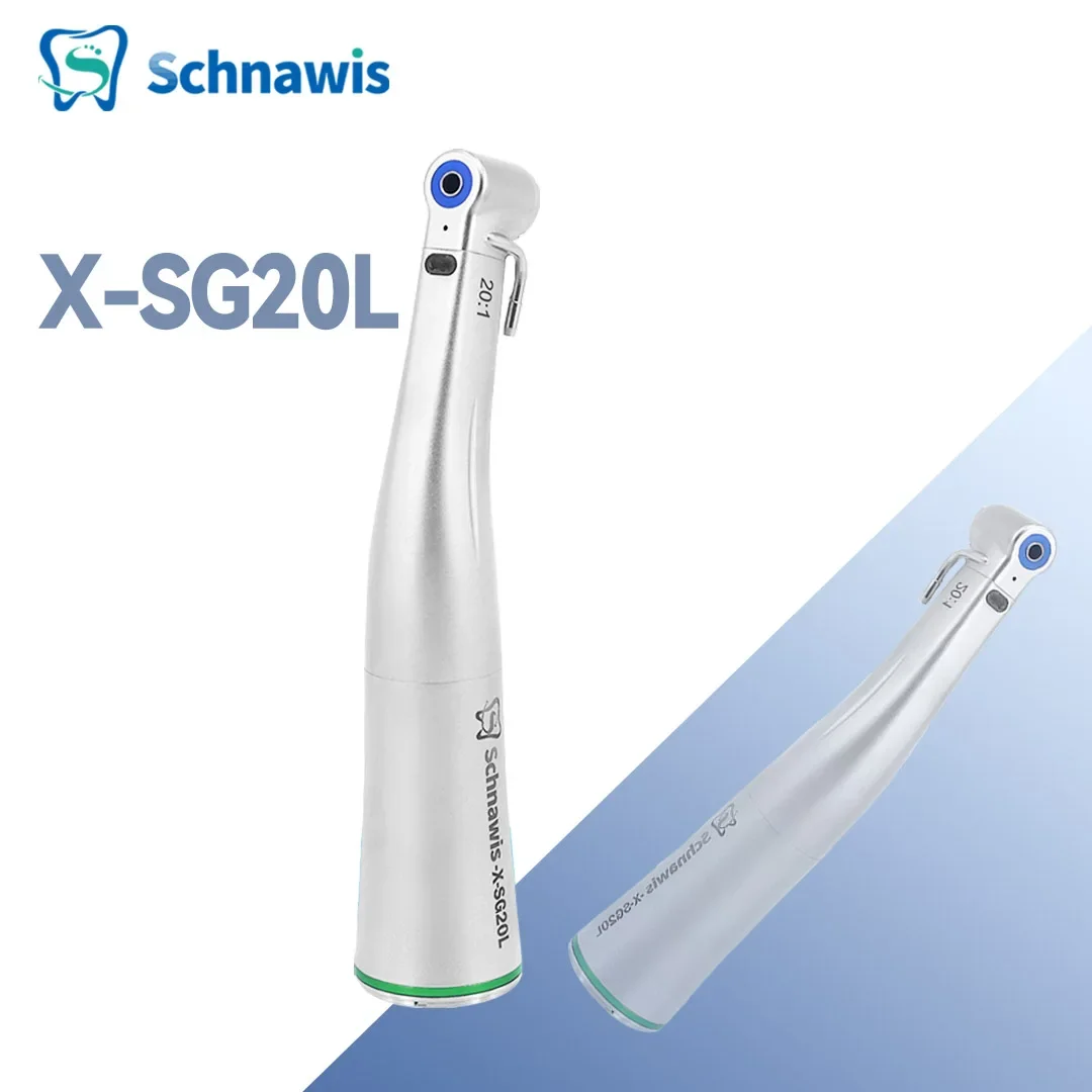 

X95L Dental Against Contra Angle 1:5 Increasing Speed Handpiece LED Fiber Optic Handpiece Inner Water Red Ring contraangulo