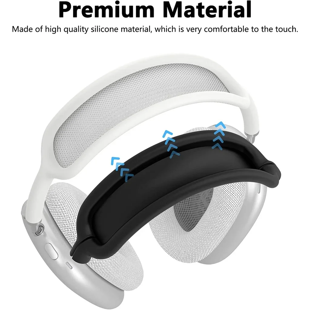 Per Airpods Max custodia per auricolari custodia protettiva in Silicone morbido per Apple Airpods Max custodia per accessori per cuffie antigraffio