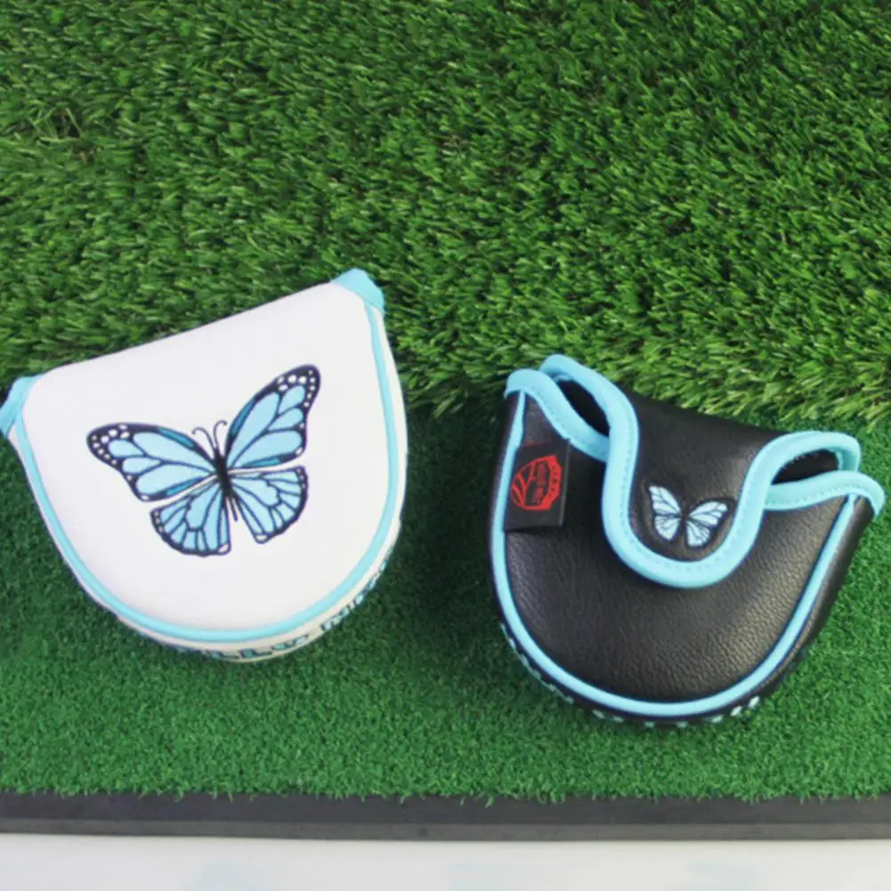 

Golf Putter Headcover Plush Lined Putter Cover Waterproof Golf Putter Cover with Magnetic Closure Fine Stitching Embroidery Club