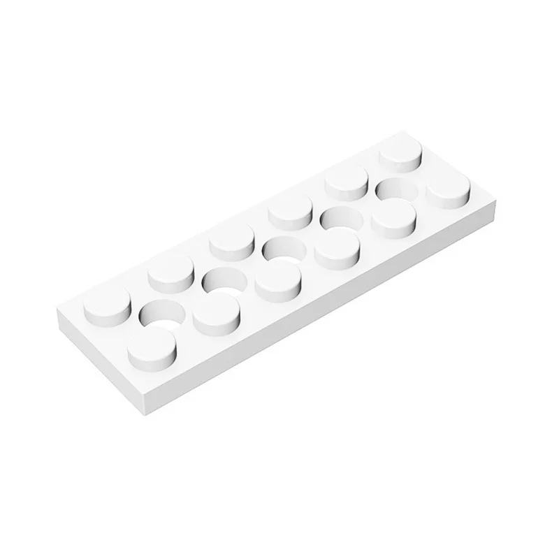 100pcs MOC monta particelle di mattoni 32001 MOC Plate 2x6 con 5 fori Building Blocks giocattoli educativi creativi fai-da-te pe