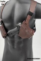 NCCTOYS 1:6&.1:12 Scale Soldier Armpit Holster Quick-draw Gun Bag for 12'' Action Figure Scene Prop Toy Doll Body Model