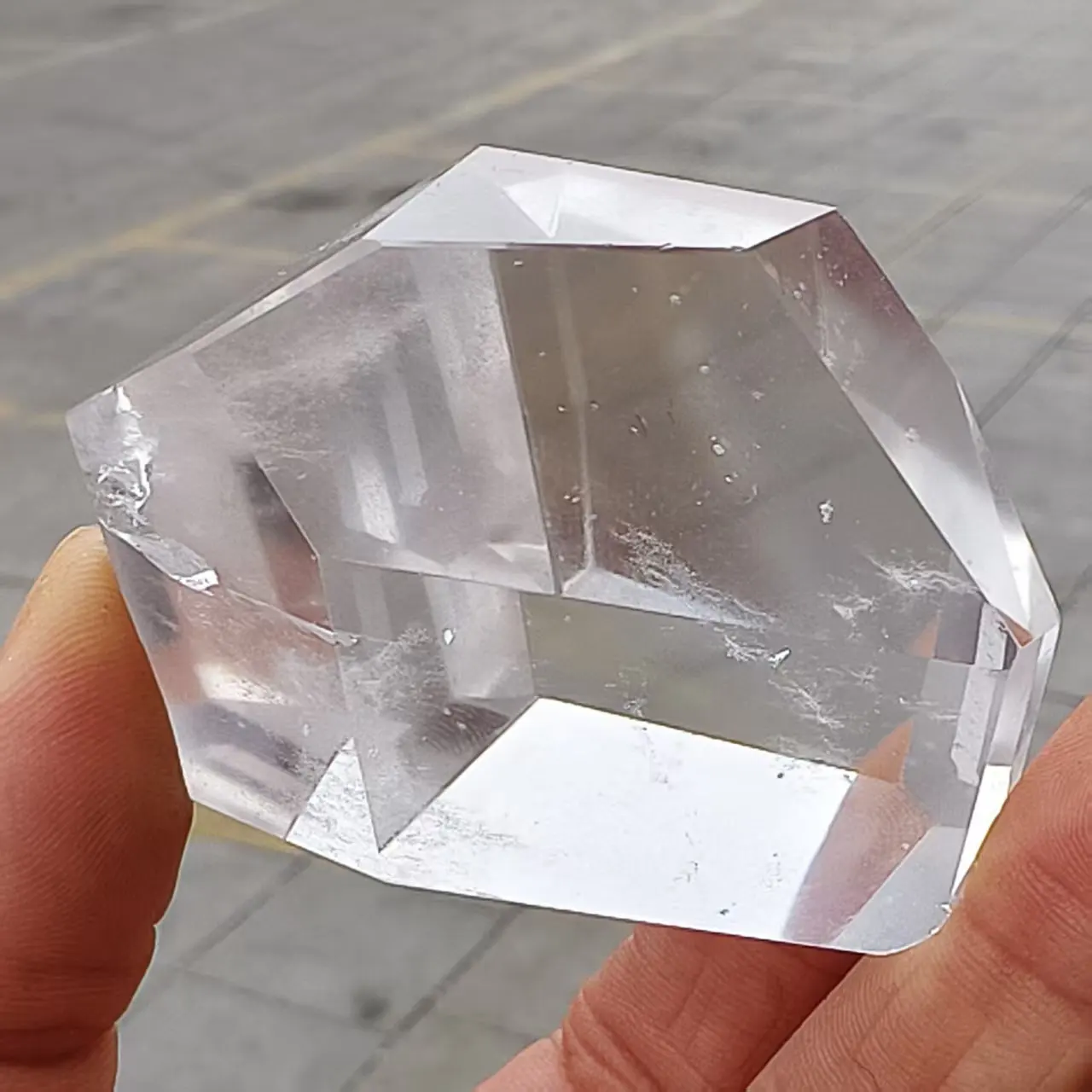 Natural Transparent Crystal, Accompanying, Polished Transparent Quartz Accompanying, Mineral Healing