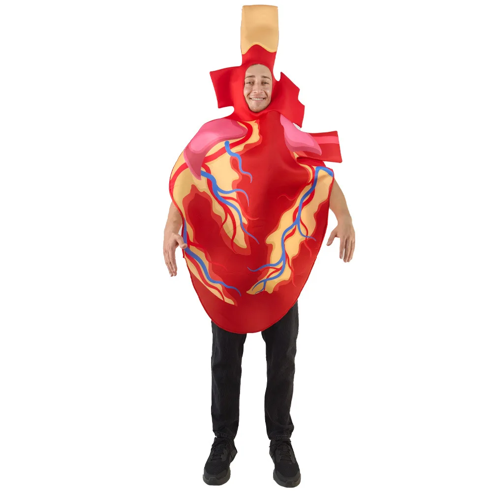 

2026 New Halloween Stage Performance Costume Adult Heart Cosplay Outfit for Women's Festival Ethnic Stage Costume